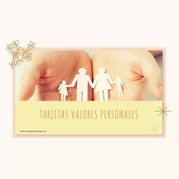 Tarjetas de valores personales